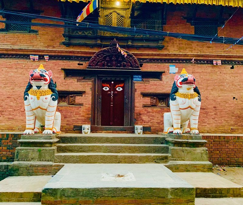 Sara Andersson in Nepal